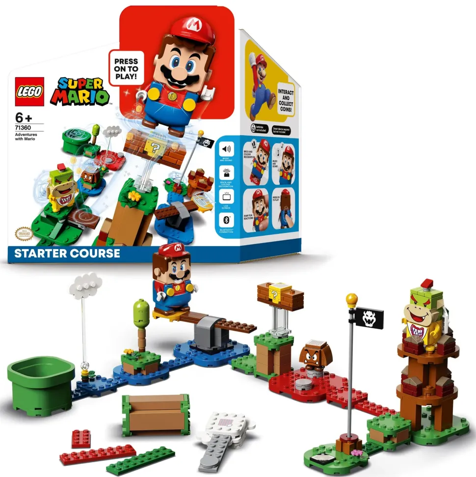 Lego Super Mario 71360 Avventure Di Mario Starter Pack, Giochi Per Bambini Dai 6 Anni, Giocattolo Con Personaggi Interattivi