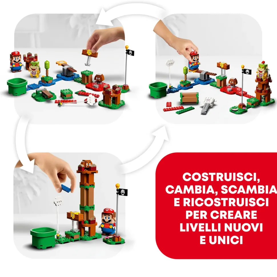 Lego Super Mario 71360 Avventure Di Mario Starter Pack, Giochi Per Bambini Dai 6 Anni, Giocattolo Con Personaggi Interattivi