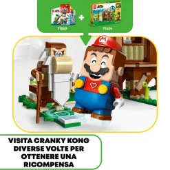 Lego Super Mario 71424 Pack Di Espansione Casa Sull'Albero Di Donkey Kong, Giochi Per Bambini E Bambine 8+ Con 2 Personaggi