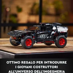 Lego Technic 42160 Audi Rs Q E-Tron, Macchina Telecomandata Da Rally, Modellino Auto Con App Control+, Giocattoli Ragazzi 10+