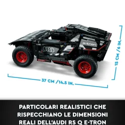 Lego Technic 42160 Audi Rs Q E-Tron, Macchina Telecomandata Da Rally, Modellino Auto Con App Control+, Giocattoli Ragazzi 10+
