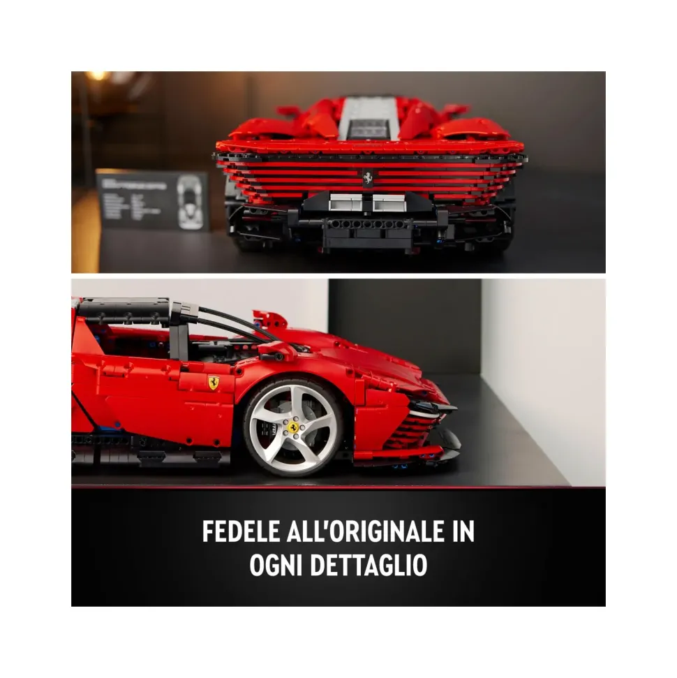 Lego Technic 42143 Ferrari Daytona Sp3, Modellino Auto Da Costruire Supercar Scala 1:8, Set Collezione Adulti, Idea Regalo