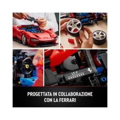 Lego Technic 42143 Ferrari Daytona Sp3, Modellino Auto Da Costruire Supercar Scala 1:8, Set Collezione Adulti, Idea Regalo