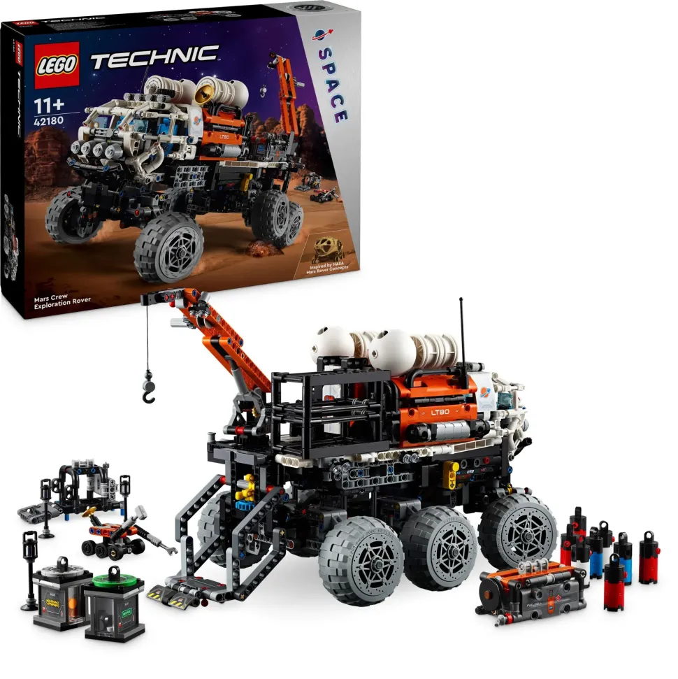 Lego Technic 42180 Rover Di Esplorazione Marziano, Giochi Spaziali Per Bambini 11+, Veicolo Giocattolo Ispirato Alla Nasa