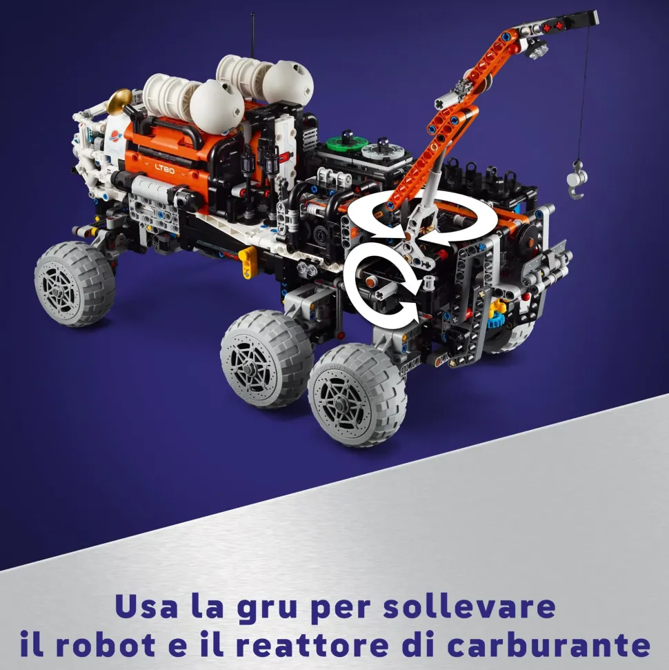 Lego Technic 42180 Rover Di Esplorazione Marziano, Giochi Spaziali Per Bambini 11+, Veicolo Giocattolo Ispirato Alla Nasa
