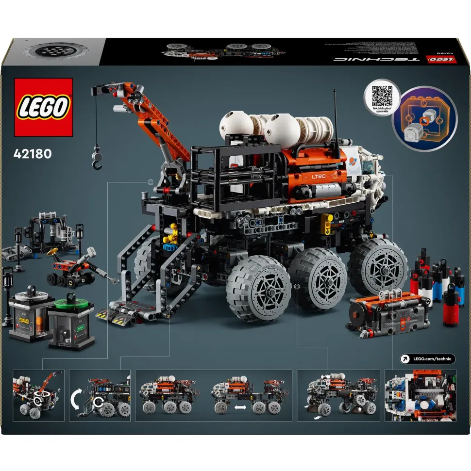 Lego Technic 42180 Rover Di Esplorazione Marziano, Giochi Spaziali Per Bambini 11+, Veicolo Giocattolo Ispirato Alla Nasa
