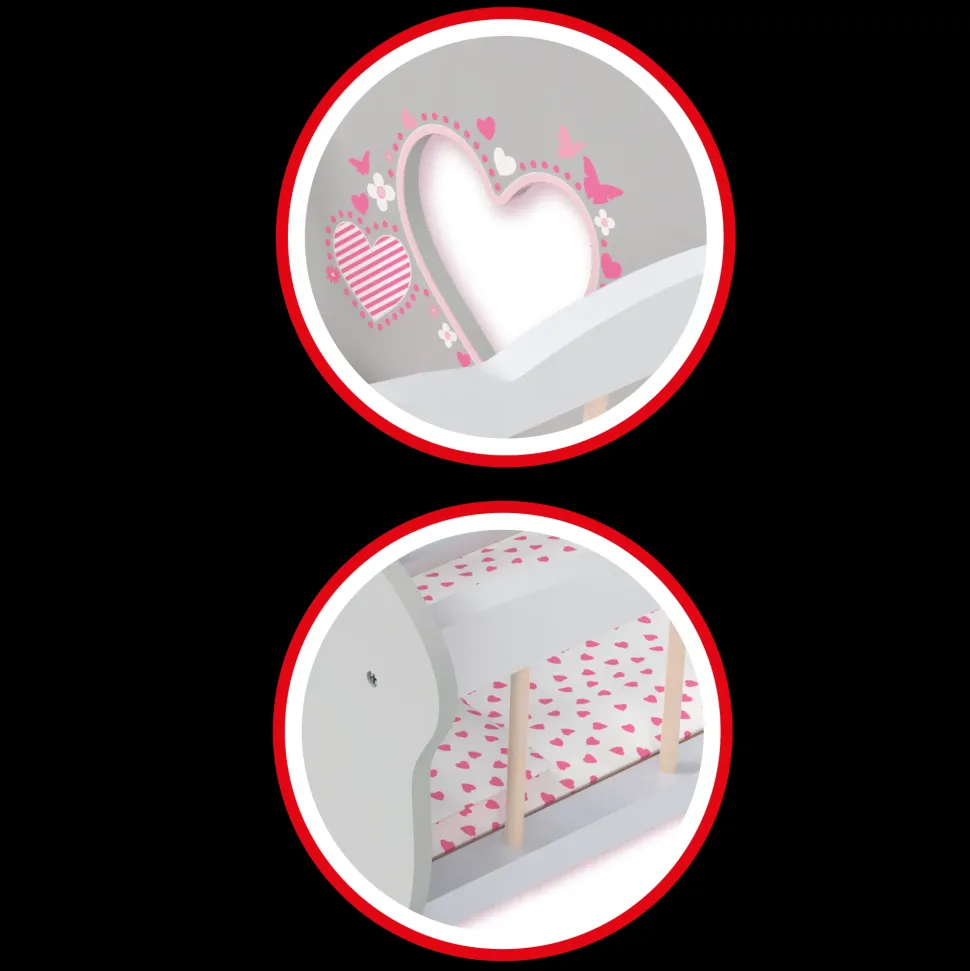 Lettino A Dondolo In Legno