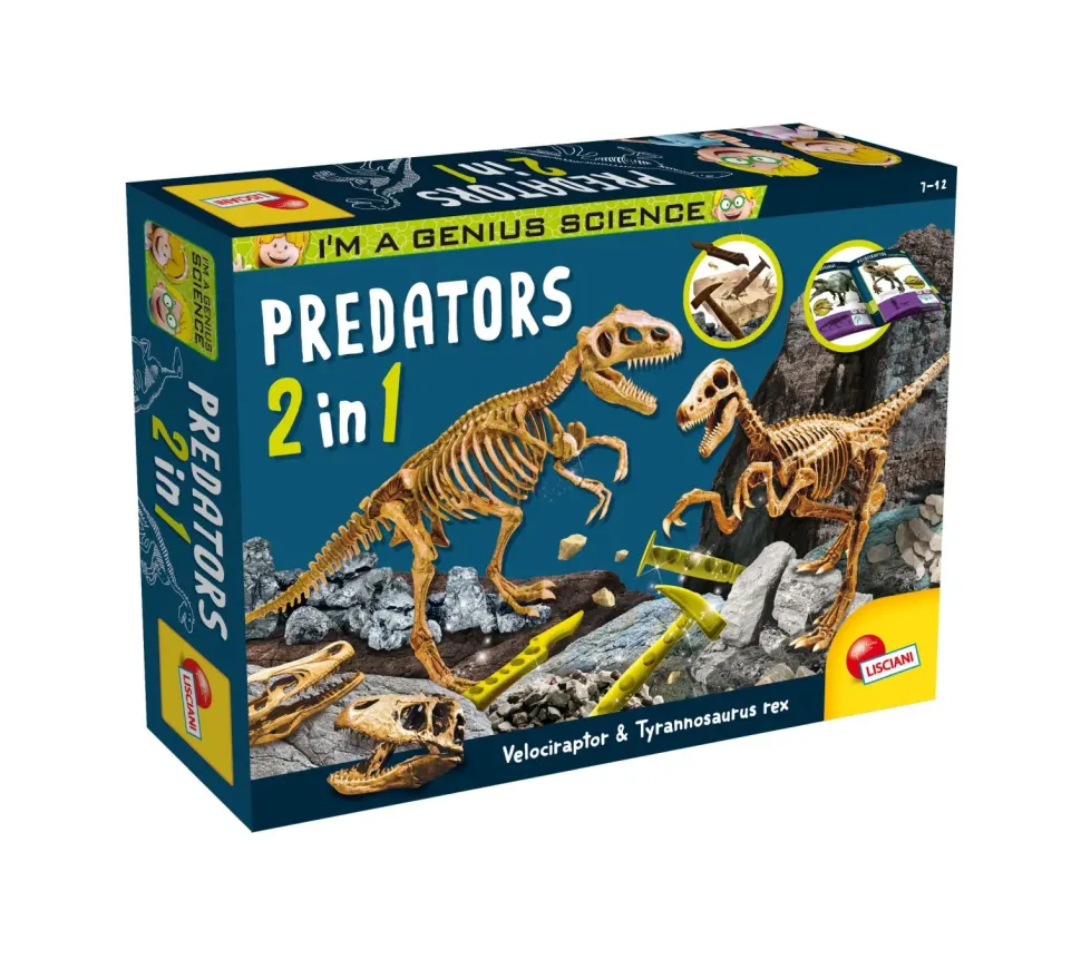 Lisciani I'M Genius Predators 2 In 1
