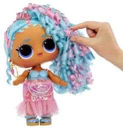 Lol Surprise Big Baby Hair Hair Hair Bambola Grande Splash Queen Bambola Da 28Cm Con 14 Sorprese Tra Cui Accessori Da Condividere