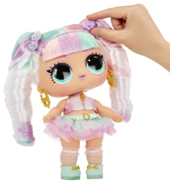 Lol Surprise Big Baby Hair Hair Hair Bambola Grande Unicorn Bambola Da 28Cm Con 14 Sorprese Tra Cui Accessori Da Condividere E Capelli Veri
