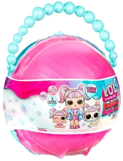 Lol Surprise Bubble Surprise Deluxe Bambole Collezionabili, Pet, Little Sister, Sorprese, Accessori Bubble Surprise, Schiuma Con Cambio Di Colore