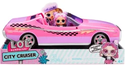 L.O.L. Surprise! City Cruiser Auto Sportiva Rosa E Viola Con Caratteristiche Favolose E Un'Esclusiva Bambola Beeps Inclusa
