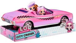L.O.L. Surprise! City Cruiser Auto Sportiva Rosa E Viola Con Caratteristiche Favolose E Un'Esclusiva Bambola Beeps Inclusa