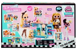 Lol Surprise Omg To-Go Diner Playset Con Oltre 45 Sorprese E Bambola Inclusa