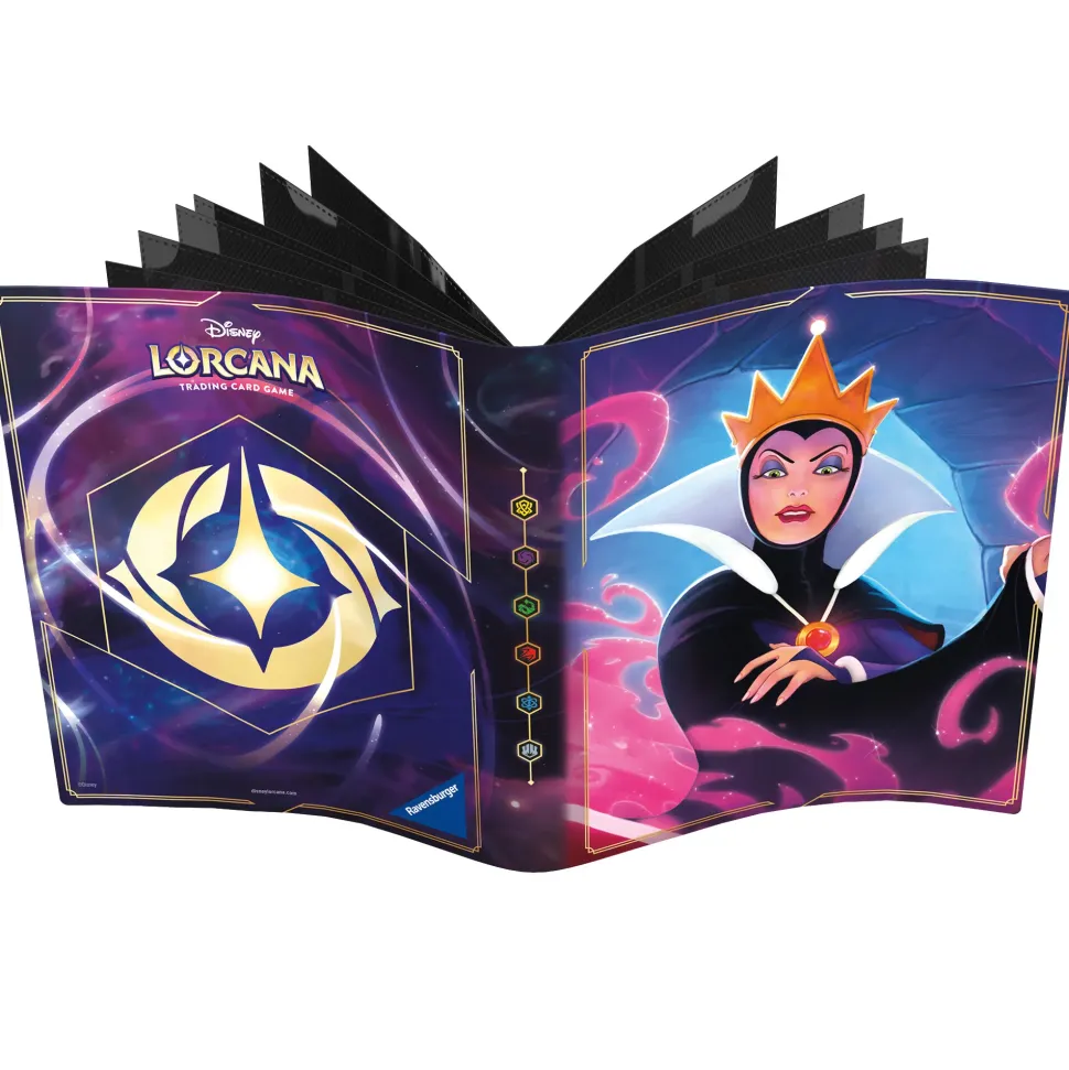 Lorcana Disney Album Portfolio Da Collezione 10 Pagine Versione Regina Cattiva
