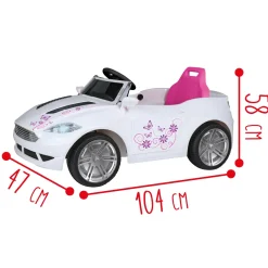 Macchina Elettrica 6V Telecomandata Per Bambini Con Luci, Suoni Realistici E Velocita Massima Di 3 Km/H Caricabatteria Incluso Disponibile In Due Varianti