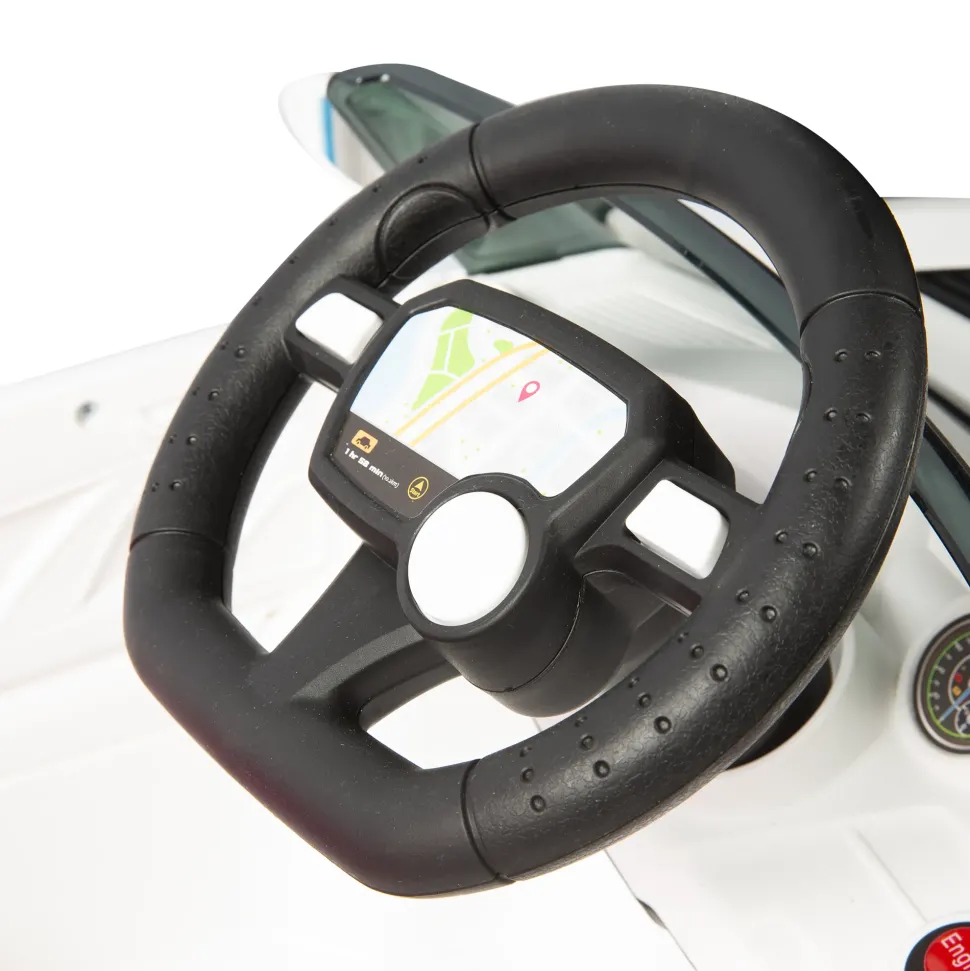 Macchina Elettrica 6V Telecomandata Per Bambini Con Luci, Suoni Realistici E Velocita Massima Di 3 Km/H Caricabatteria Incluso Disponibile In Due Varianti