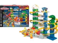 Majorette Dino City Garage 113 Cm X 84 Cm Con 6 Auto Die-Cast Incluse
