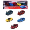 Majorette Giftpack Alfa Romeo, 5 Modelli Esclusivi In Metallo Pressofuso, Sistema A Ruota Libera, Parti Apribili