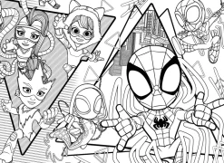 Marvel Puzzle Df Maxi Floor 35 Spidey