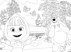 Masha Puzzle Df Maxifloor 24