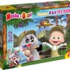 Masha Puzzle Maxifloor 2 X 12 Giochiamo Ancora!
