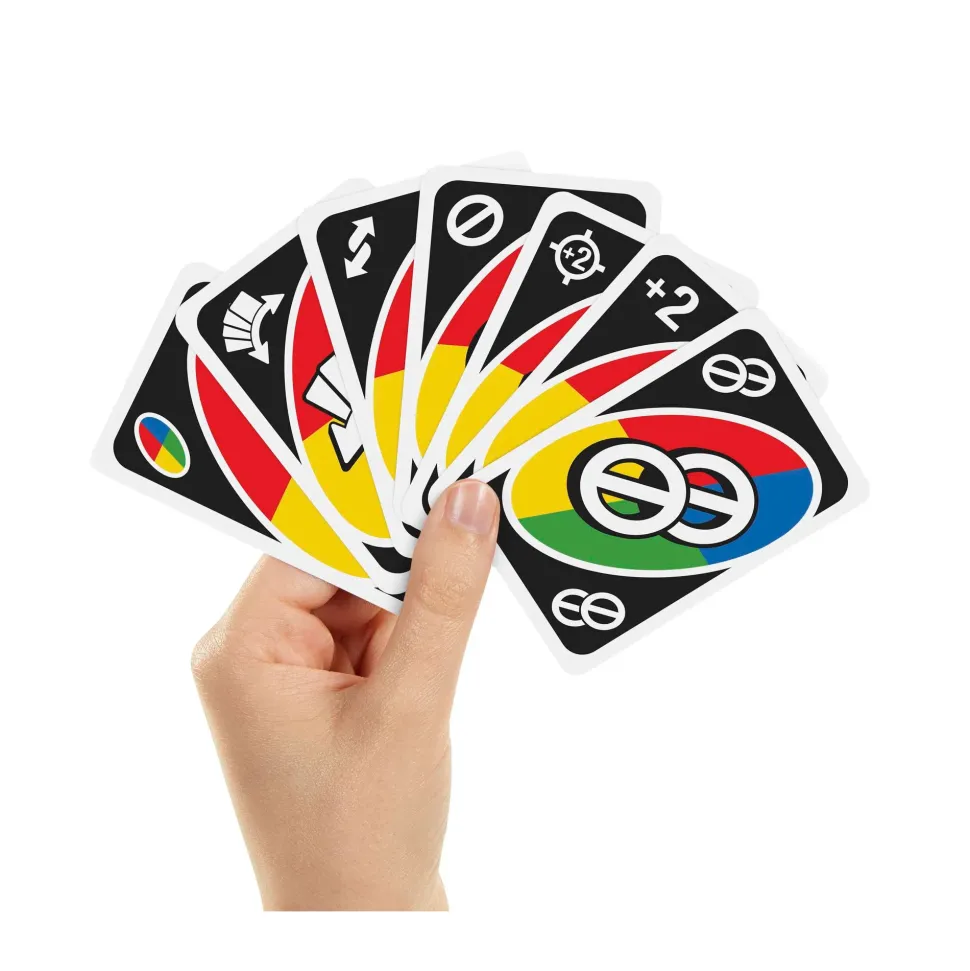 Mattel Games, Uno All Wild, Gioco Di Carte Per Famiglie E Bambini 7+ Anni, Hhl33