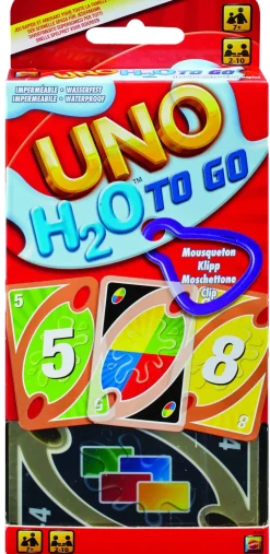 Mattel Games- Uno H20, Gioco Di Carte Per Tutta La Famiglia