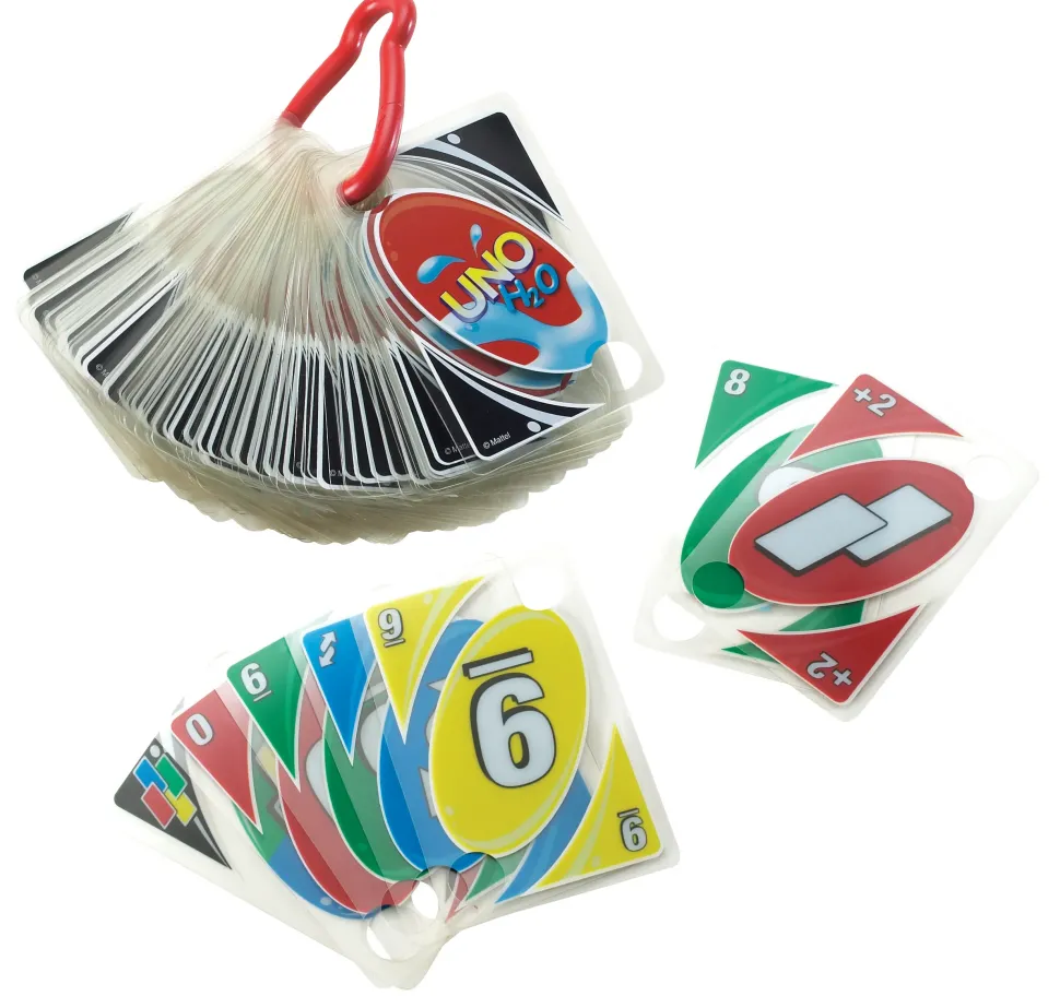 Mattel Games- Uno H20, Gioco Di Carte Per Tutta La Famiglia
