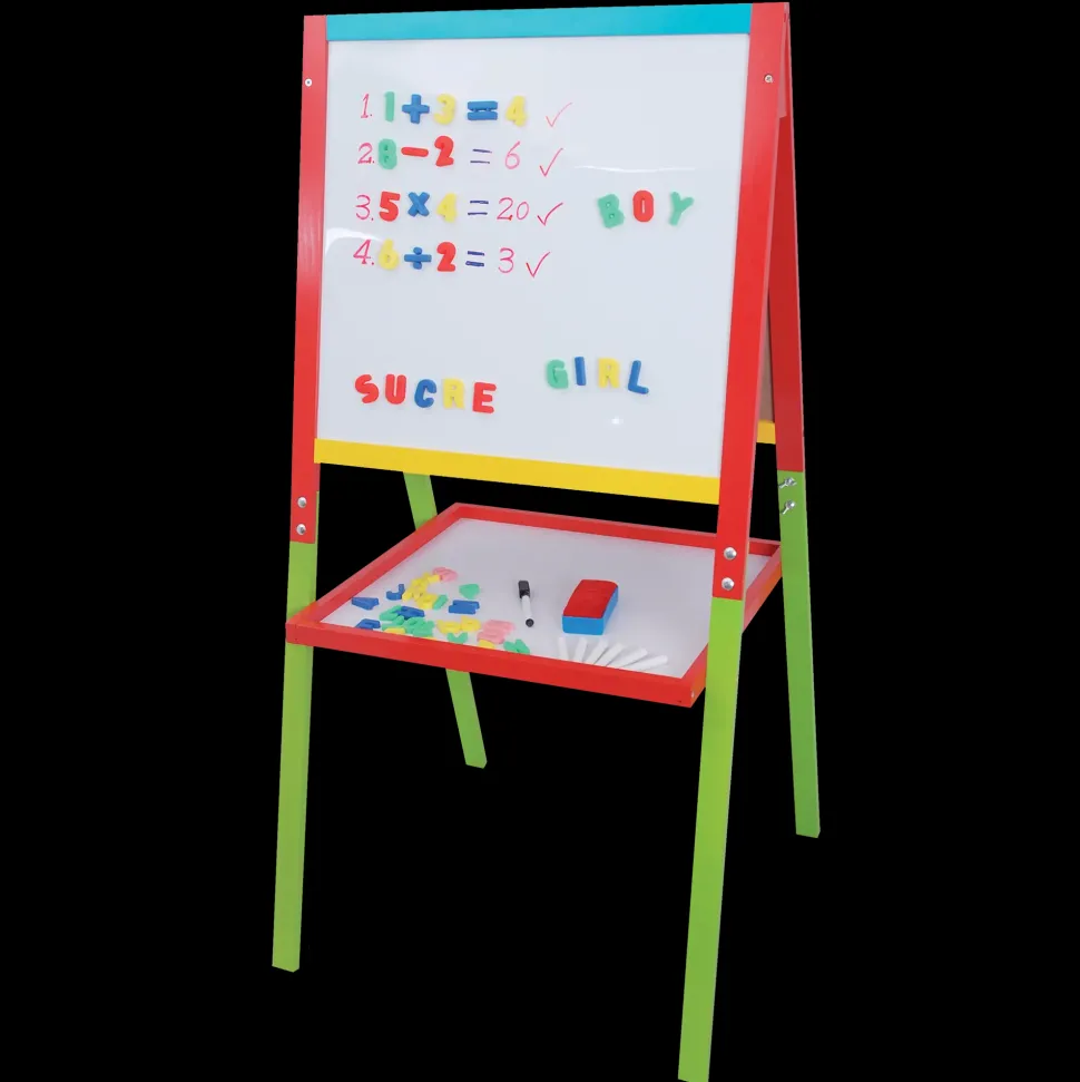 Maxi Lavagna Doppia In Legno