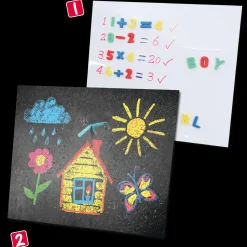 Maxi Lavagna Doppia In Legno