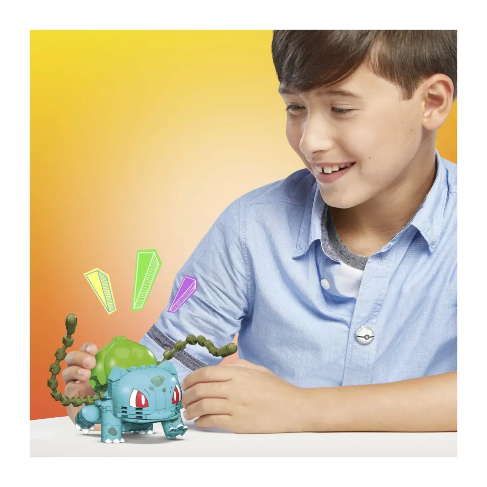 Mega Construx Pokemon Bulbasaur Set Da Costruzione, Costruzione Giocattolo Per Bambini