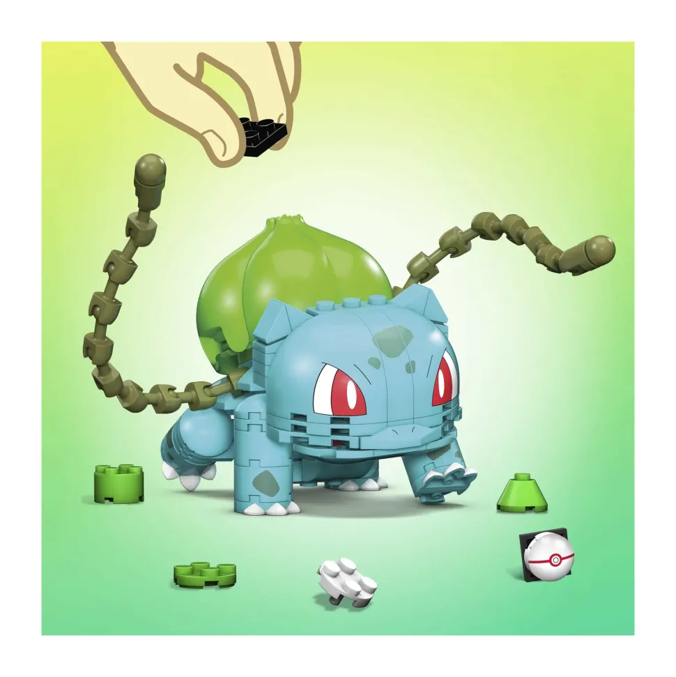 Mega Construx Pokemon Bulbasaur Set Da Costruzione, Costruzione Giocattolo Per Bambini