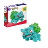 Mega Pokemon Bulbasaur Gigante, Set Da Costruzione Da 789 Pezzi, Personaggio Gigante Snodato Alto 18 Cm Da Collezione, 10+ Anni, Hnt96
