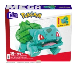 Mega Pokemon Bulbasaur Gigante, Set Da Costruzione Da 789 Pezzi, Personaggio Gigante Snodato Alto 18 Cm Da Collezione, 10+ Anni, Hnt96