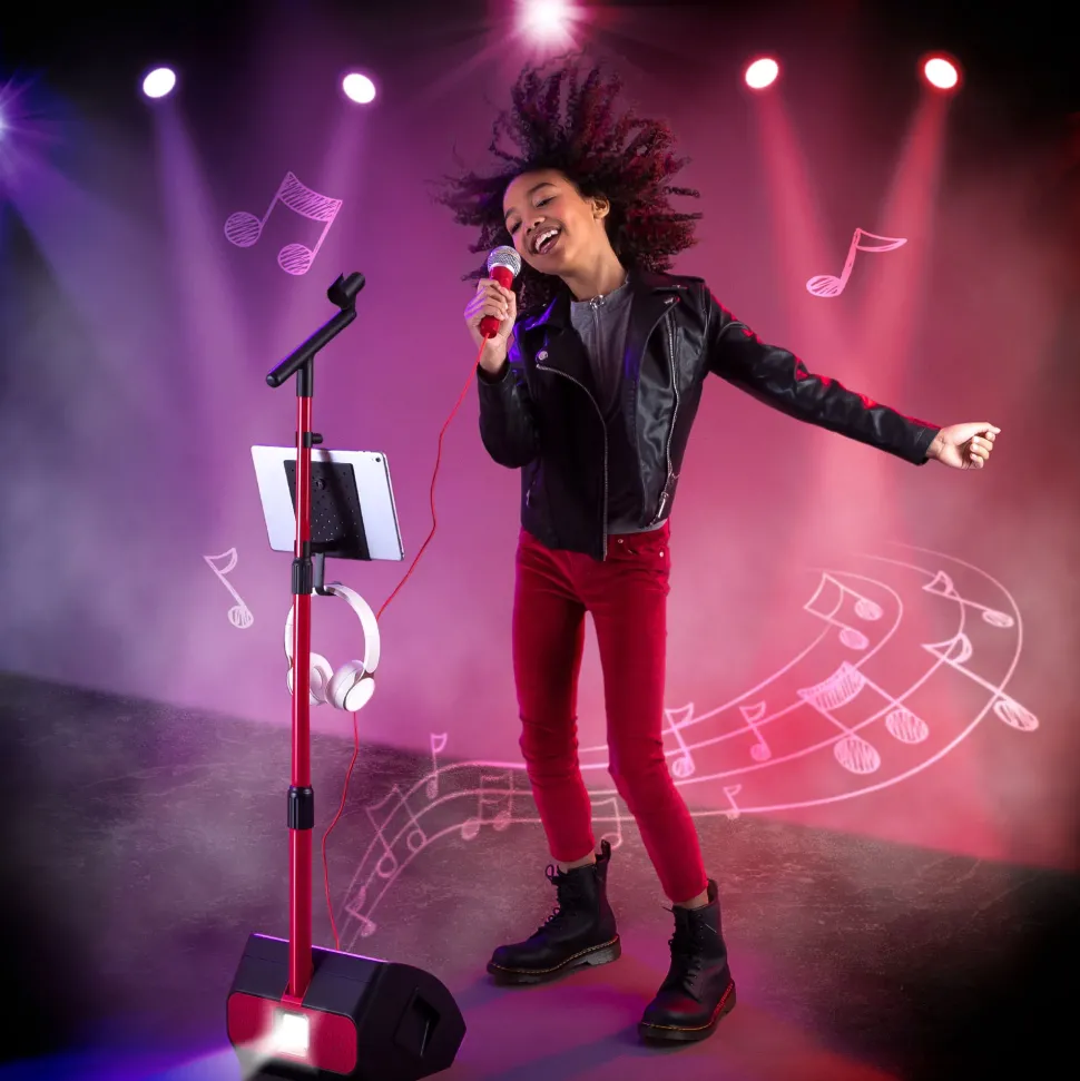 Microfono E Supporto Per Karaoke Stage Stars