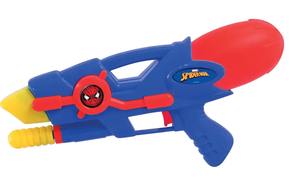 Mitraglietta Spara Acqua Personalizzata Spiderman Da 29 Cm