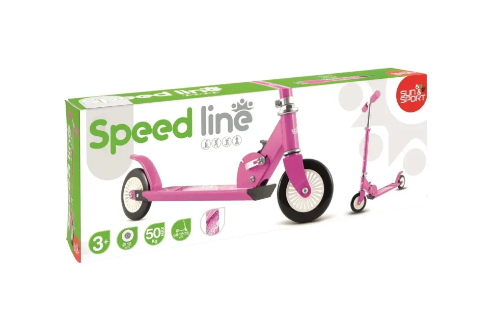 Monopattino Speed Line Ruote 120 Mm Disponibile In 2 Colori