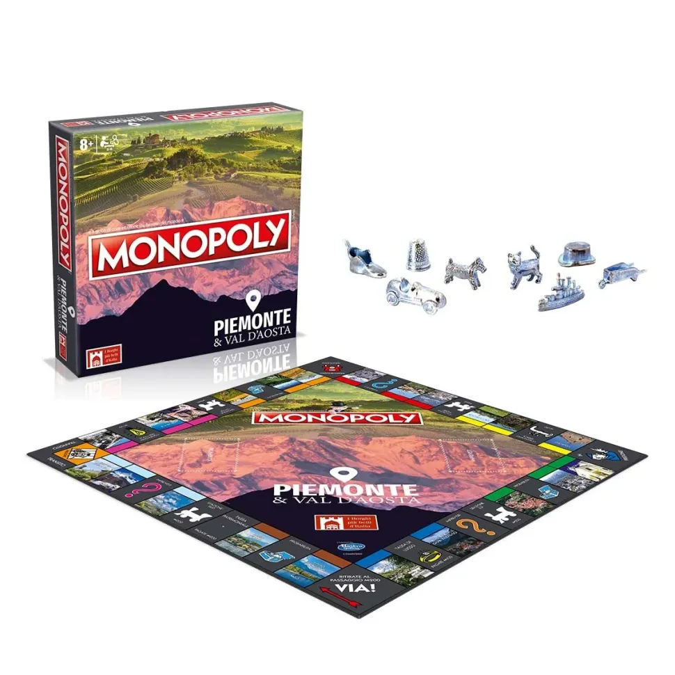 Monopoly I Borghi Piu Belli D'Italia Edizione Piemonte E Valle D'Aosta