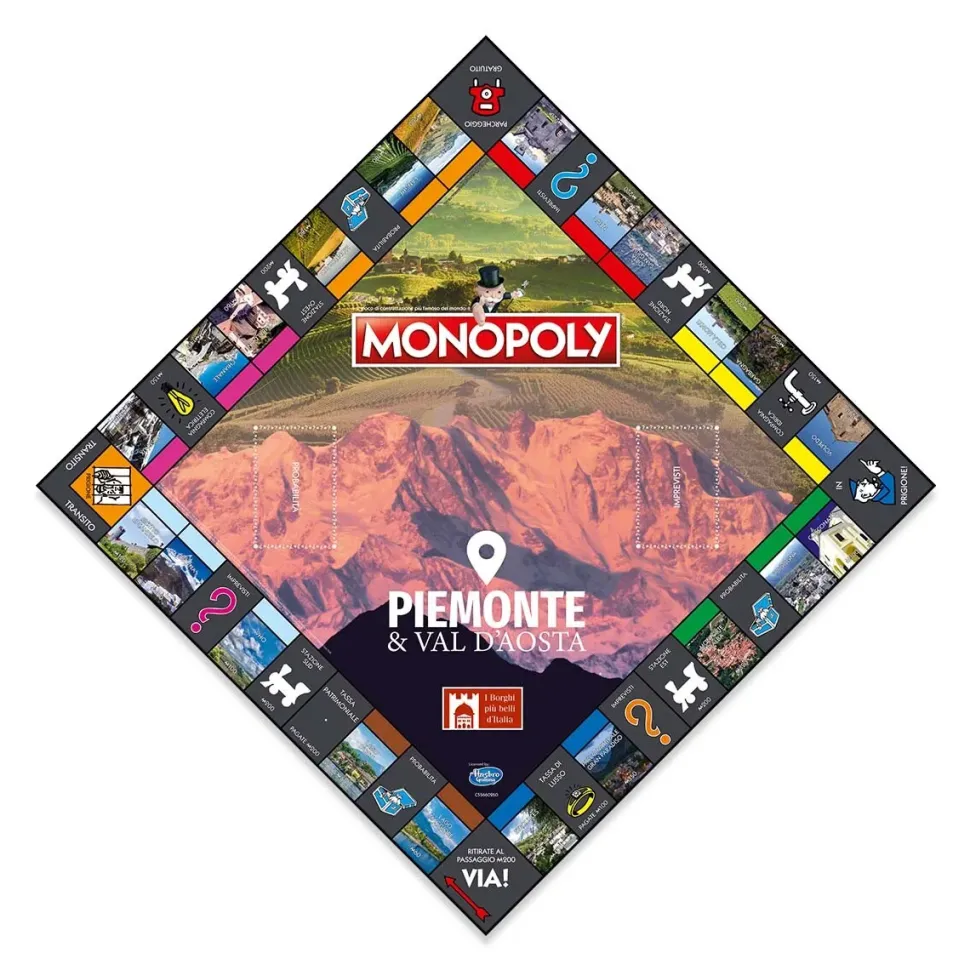 Monopoly I Borghi Piu Belli D'Italia Edizione Piemonte E Valle D'Aosta