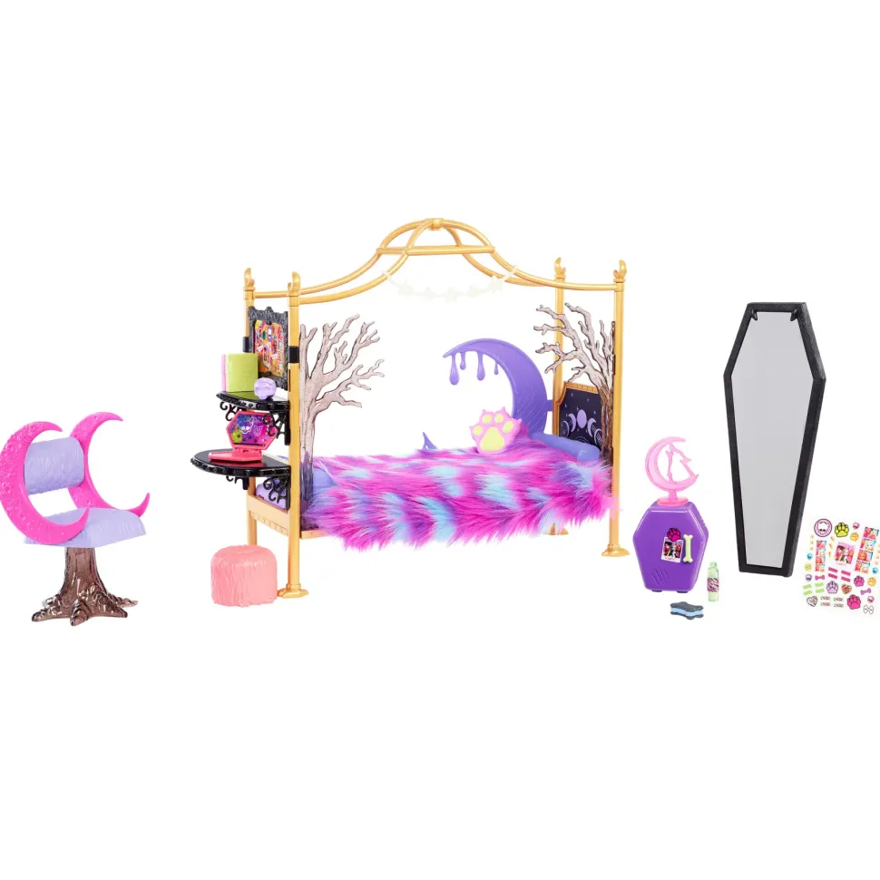 Monster High Playset Camera Da Letto Di Clawdeen Wolf