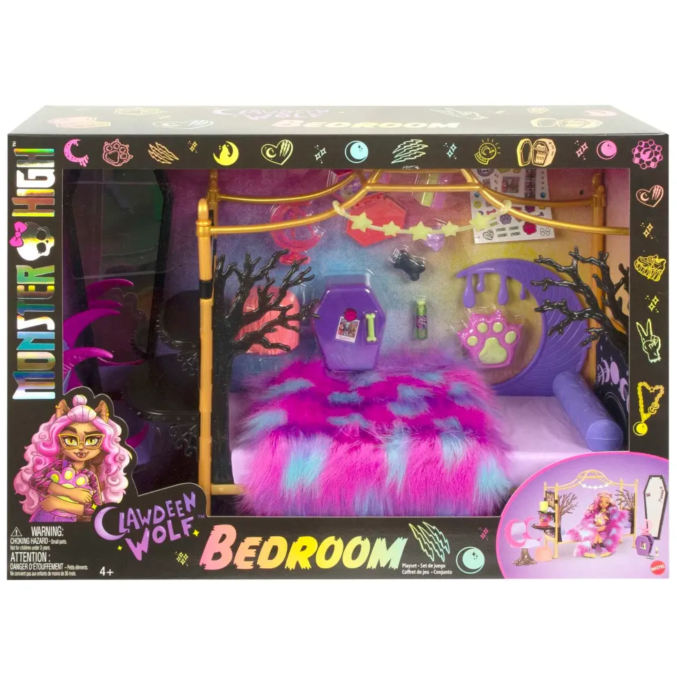 Monster High Playset Camera Da Letto Di Clawdeen Wolf