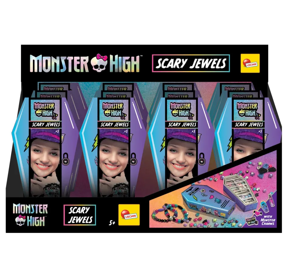 Monster High Scary Jewels Display 12