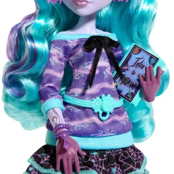 Monster High Twyla Creepover Party, Bambola Con Outifit Dettagliato E Accessori Per Il Pigiama Party, Cucciolo Coniglietto Dustin Incluso
