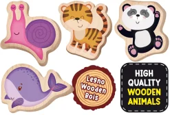 Montessori Baby Legno Puzzle Animals