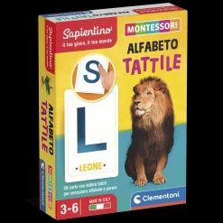 Montessori Carte Alfabeto Tattile