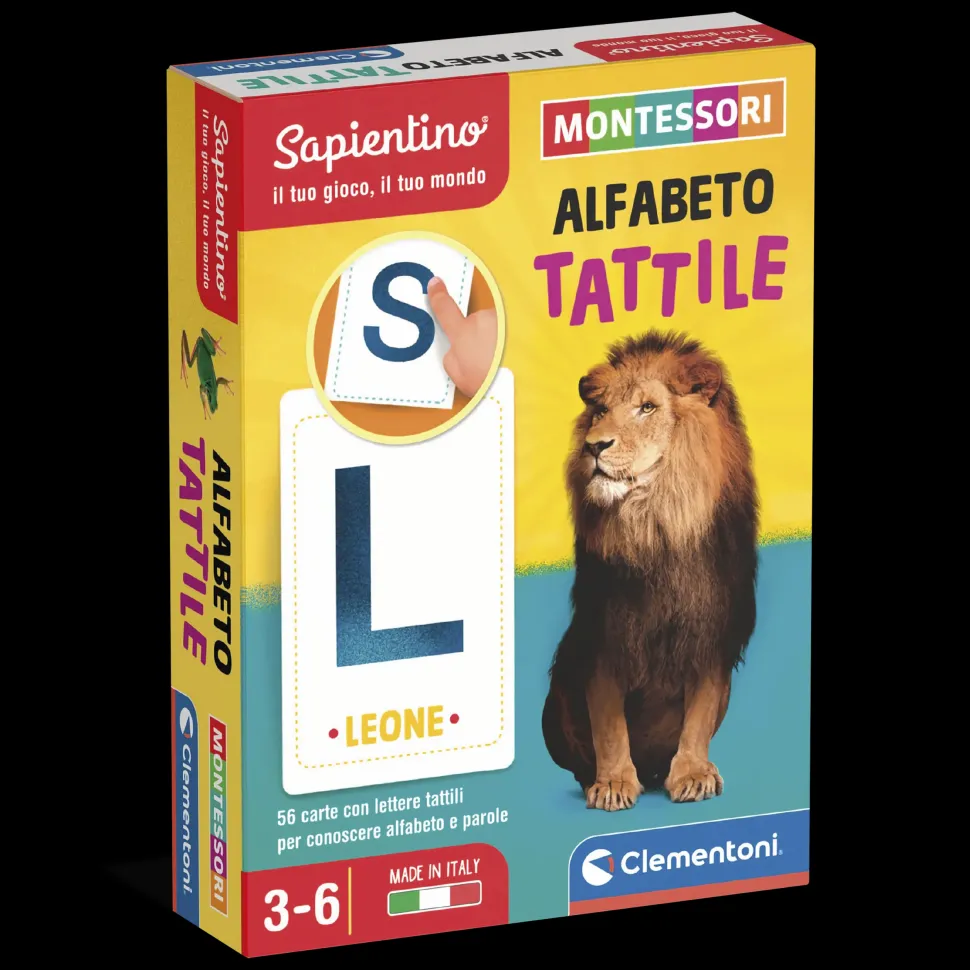 Montessori Carte Alfabeto Tattile