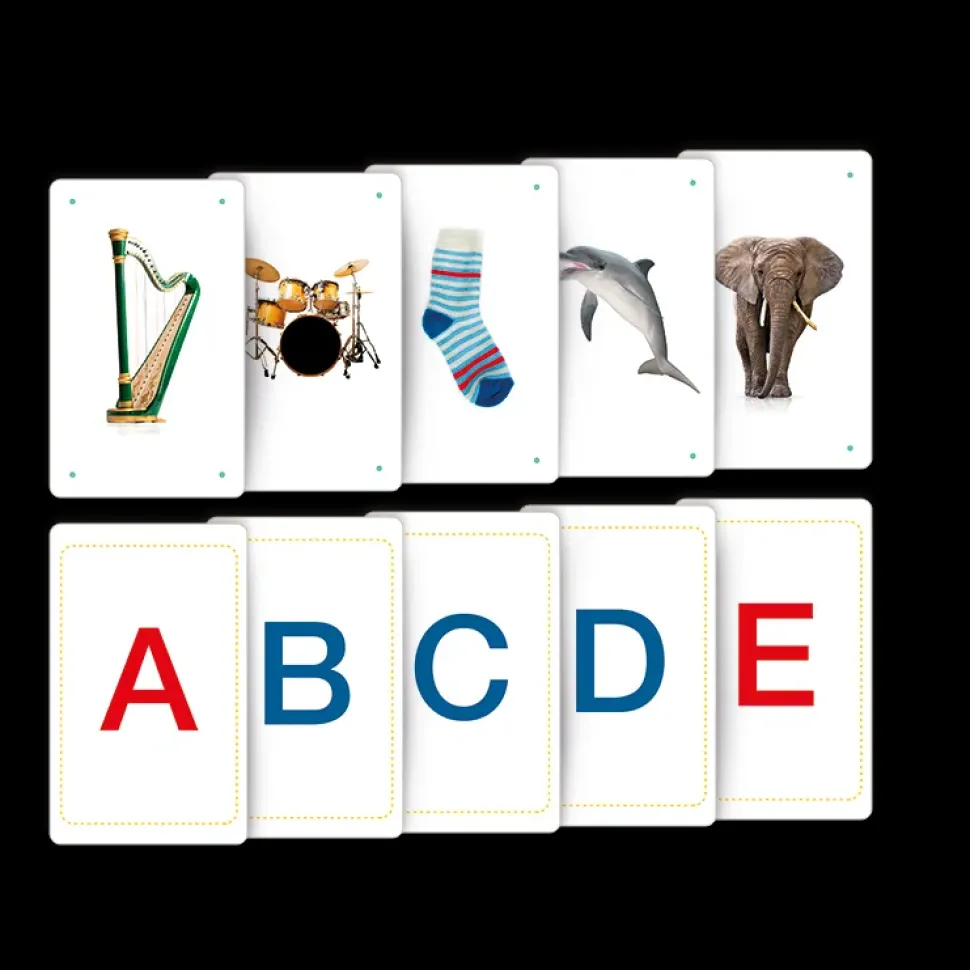 Montessori Carte Alfabeto Tattile