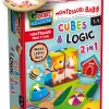 Montessoribaby Legno Cubes And Logic 2 In 1