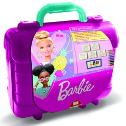 Multiprint Travel Barbie Coloring Set Con Timbri E Colori